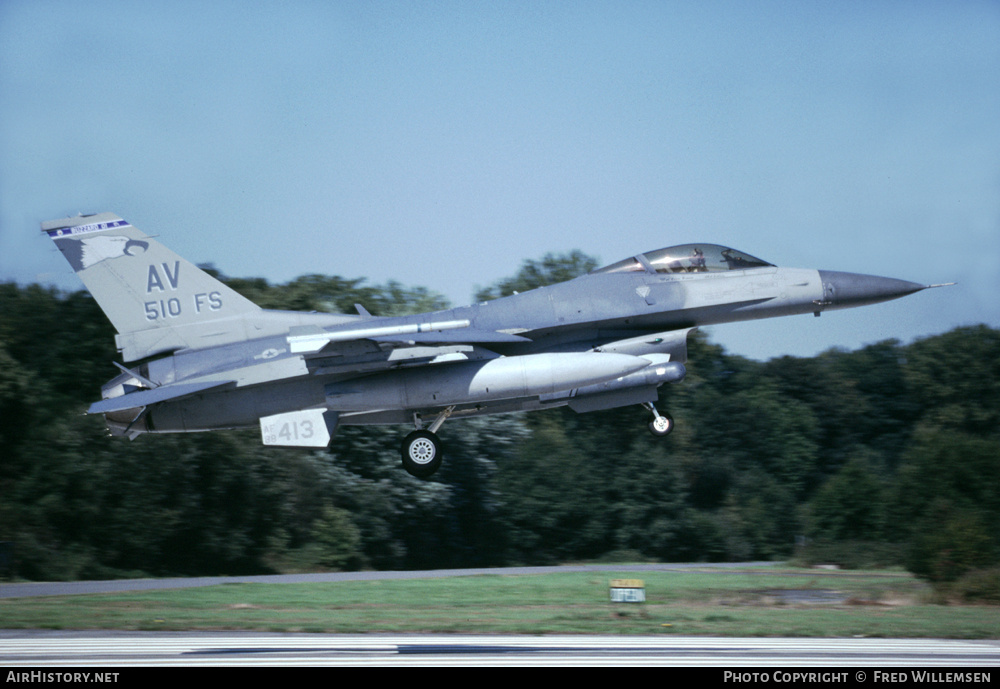 Aircraft Photo of 88-0413 / AF88-413 | General Dynamics F-16CG Night Falcon | USA - Air Force | AirHistory.net #160604