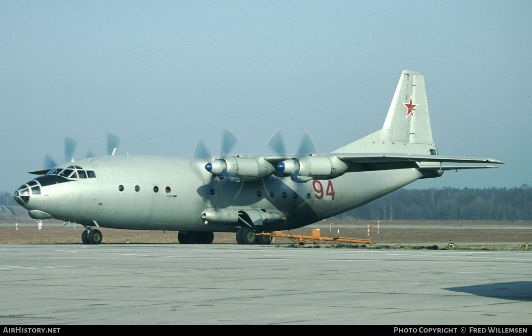 Aircraft Photo of 94 red | Antonov An-12BP | Russia - Air Force | AirHistory.net #160605