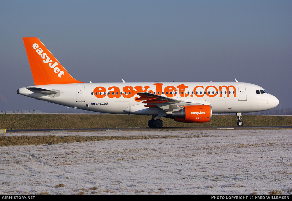 Aircraft Photo of G-EZDU | Airbus A319-111 | EasyJet | AirHistory.net #160616
