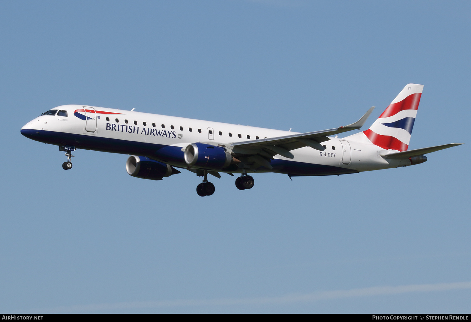 Aircraft Photo of G-LCYY | Embraer 190SR (ERJ-190-100SR) | British Airways | AirHistory.net #160656