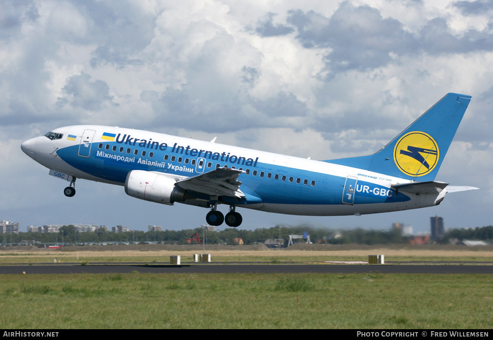 Aircraft Photo of UR-GBC | Boeing 737-5L9 | Ukraine International Airlines | AirHistory.net