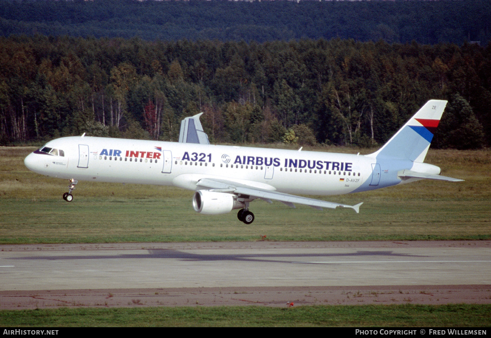Aircraft Photo of D-AVZF | Airbus A321-211 | Air Inter | AirHistory.net #160667