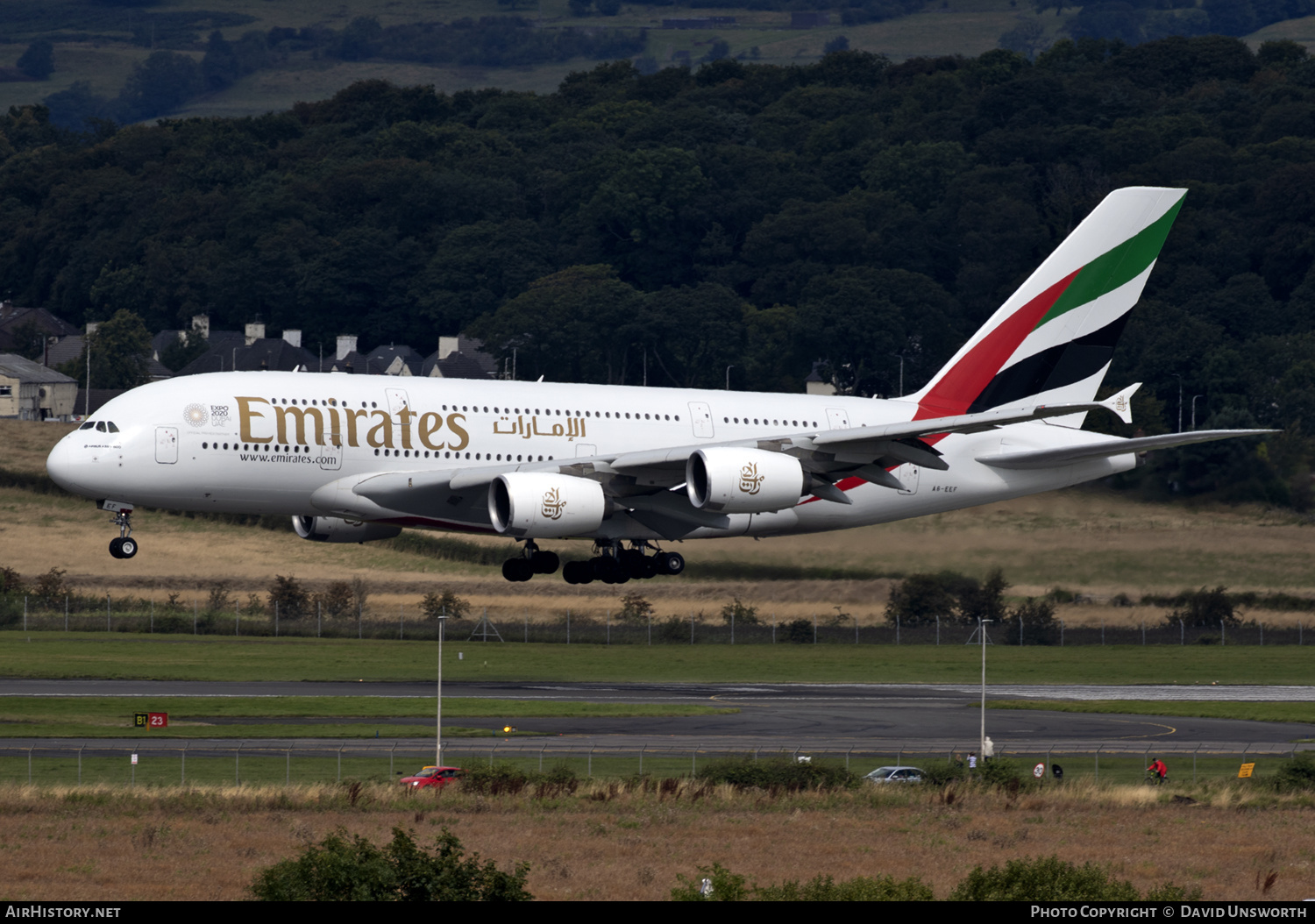 Aircraft Photo of A6-EEF | Airbus A380-861 | Emirates | AirHistory.net #160720
