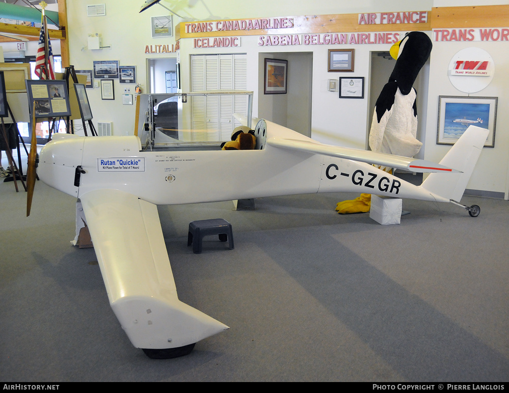 Aircraft Photo of C-GZGR | Quickie Quickie | AirHistory.net #160741