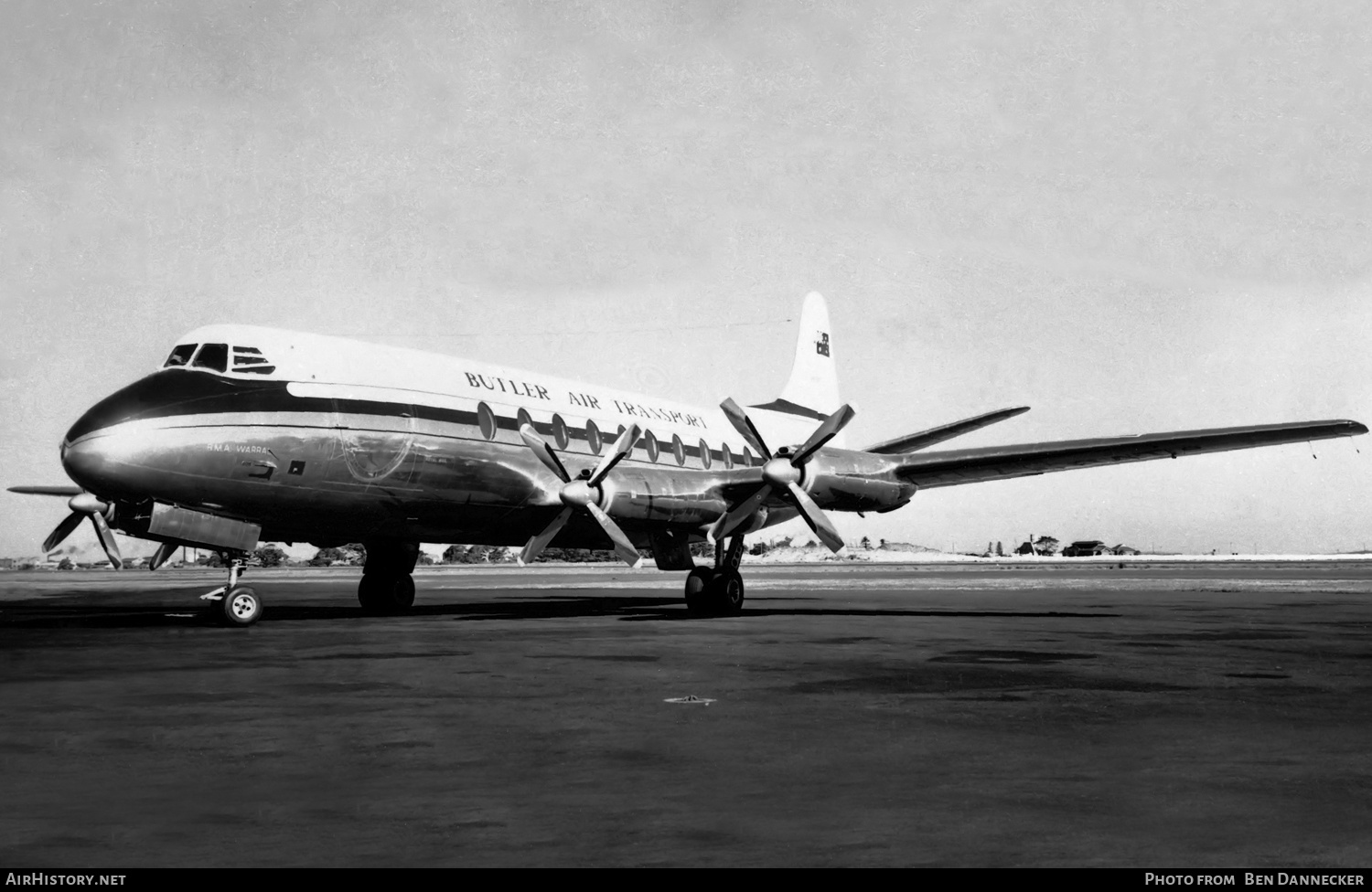 Aircraft Photo of VH-BAT | Vickers 747 Viscount | Butler Air Transport | AirHistory.net #160745