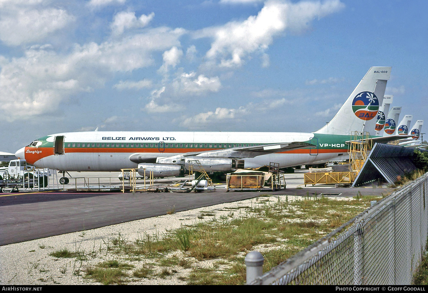 Aircraft Photo of VP-HCP | Boeing 720-022 | Belize Airways | AirHistory.net #160757