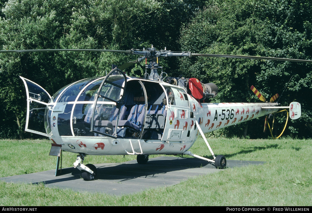 Aircraft Photo of A-536 | Sud SE-3160 Alouette III | Netherlands - Air Force | AirHistory.net #160773