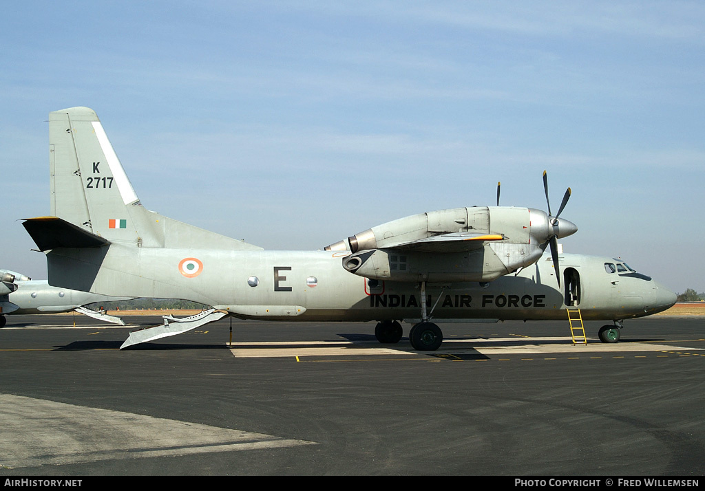 Aircraft Photo of K2717 | Antonov An-32 | India - Air Force | AirHistory.net #160785