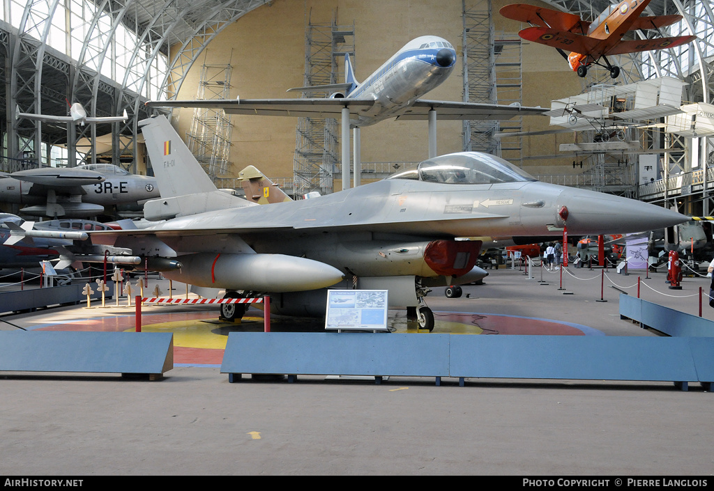 Aircraft Photo of FA-01 | General Dynamics F-16A Fighting Falcon | Belgium - Air Force | AirHistory.net #160820