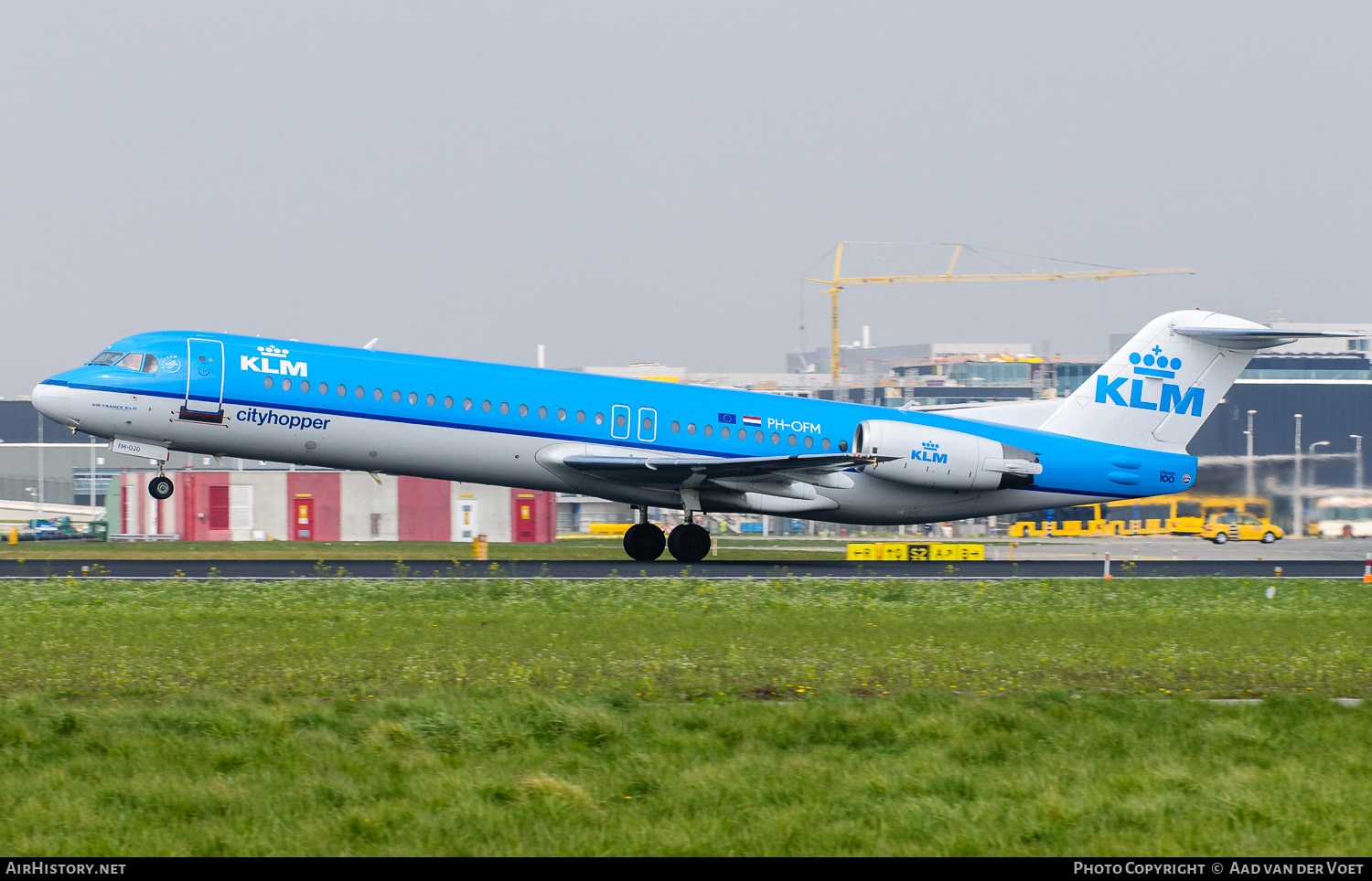 Aircraft Photo of PH-OFM | Fokker 100 (F28-0100) | KLM Cityhopper | AirHistory.net #160825