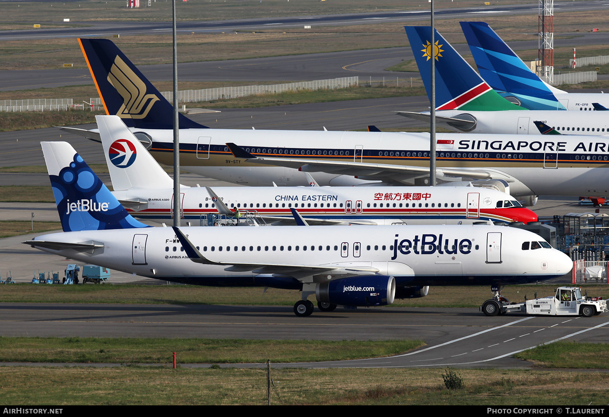 Aircraft Photo of F-WWDP | Airbus A320-232 | JetBlue Airways | AirHistory.net #160842