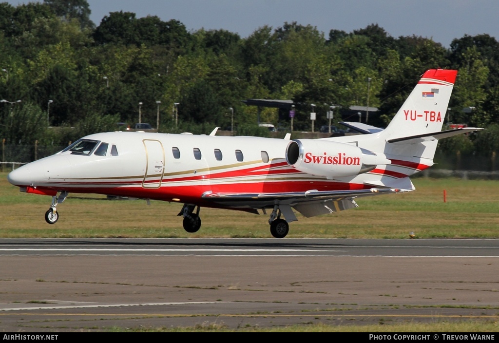 Aircraft Photo of YU-TBA | Cessna 560XL Citation XLS+ | SwissLion | AirHistory.net #160852
