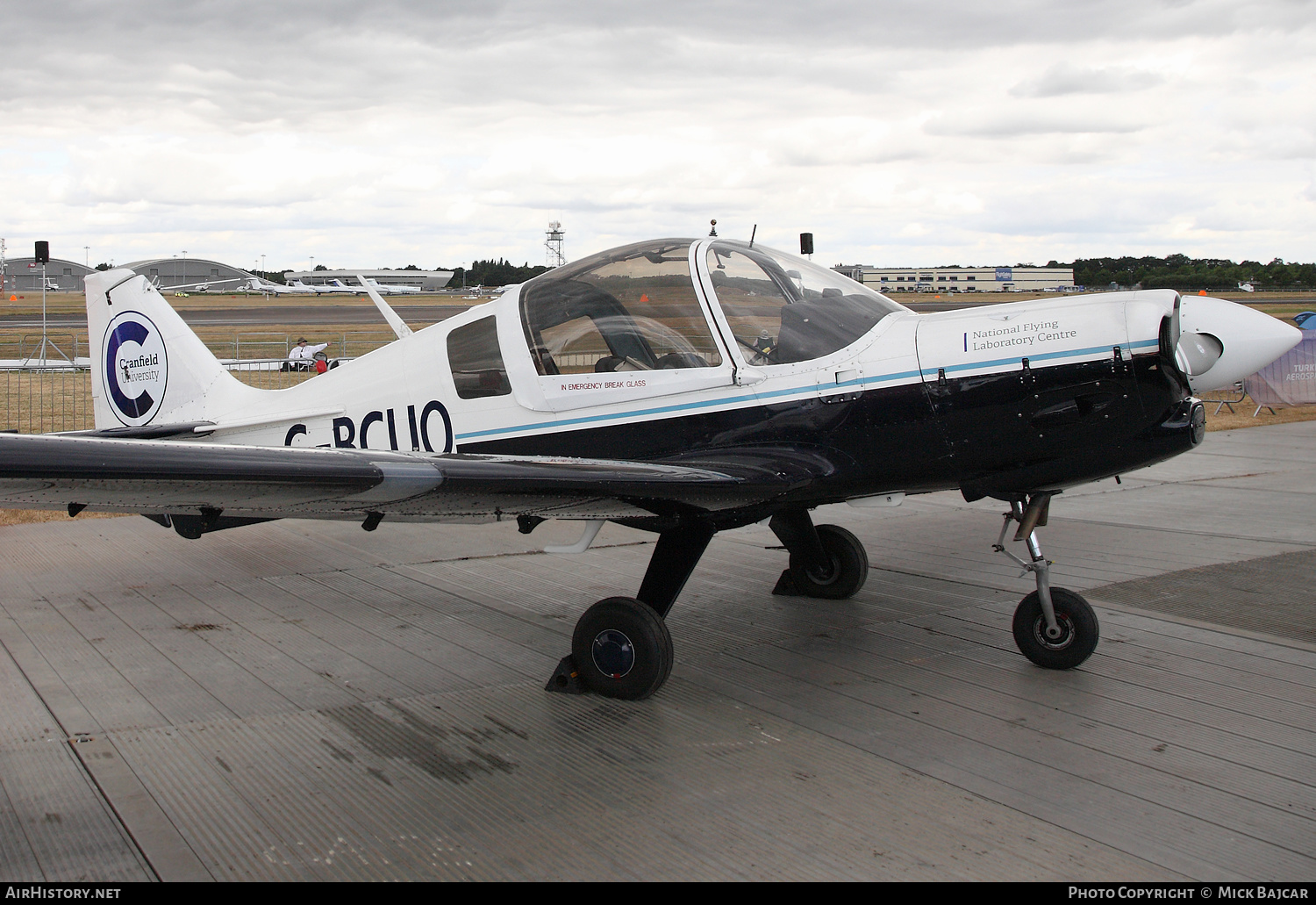 Aircraft Photo of G-BCUO | Scottish Aviation Bulldog 120/122 | Cranfield University | AirHistory.net #160856