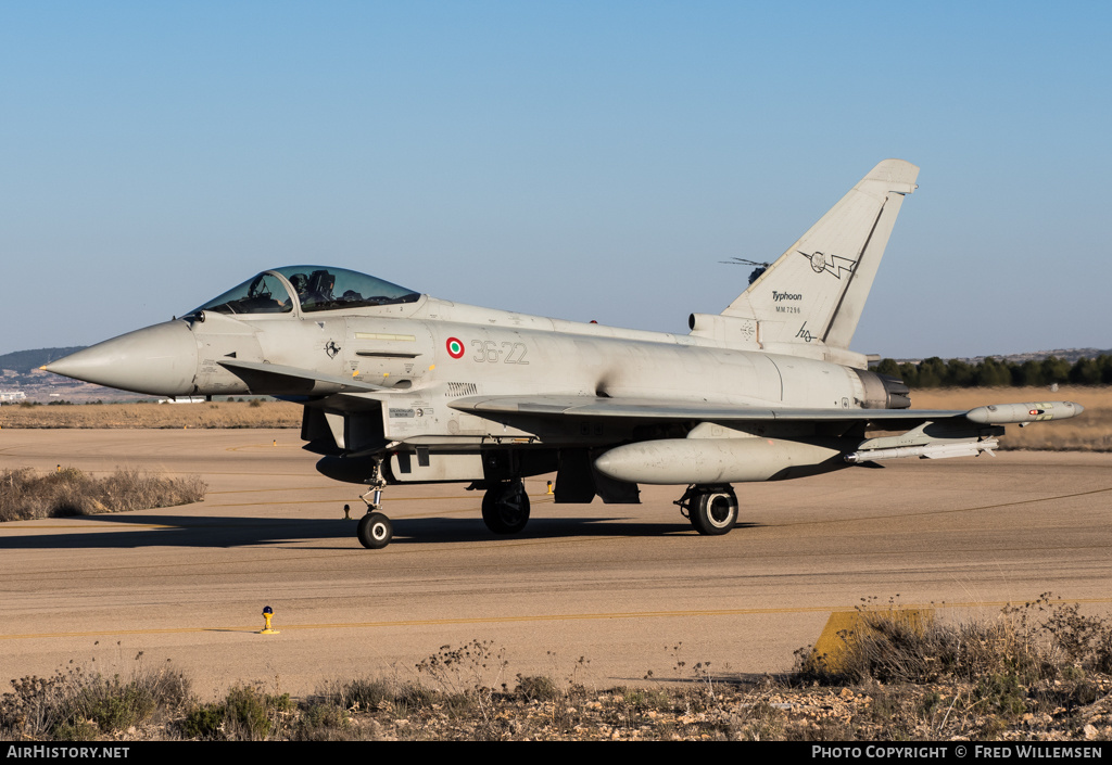 Aircraft Photo of MM7296 | Eurofighter EF-2000 Typhoon S | Italy - Air Force | AirHistory.net #160883