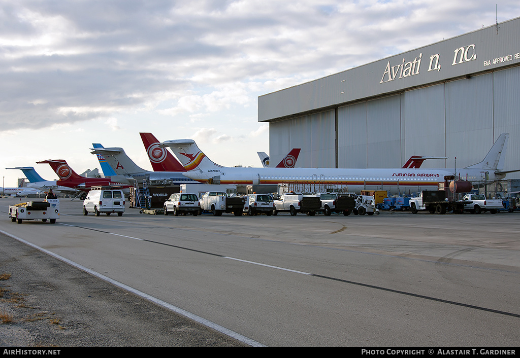 Aircraft Photo of N571SH | McDonnell Douglas MD-82 (DC-9-82) | Surinam Airways | AirHistory.net #160892