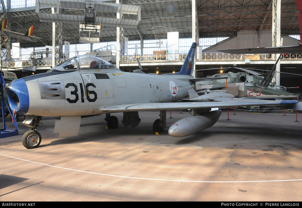 Aircraft Photo of 5316 | North American F-86F Sabre | Portugal - Air Force | AirHistory.net #160904