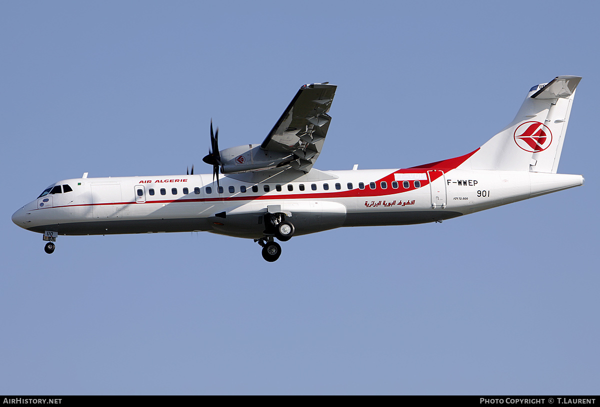 Aircraft Photo of F-WWEP | ATR ATR-72-500 (ATR-72-212A) | Air Algérie | AirHistory.net #160909