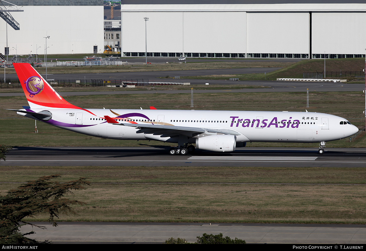 Aircraft Photo of F-WWCX | Airbus A330-343 | TransAsia Airways | AirHistory.net #160935