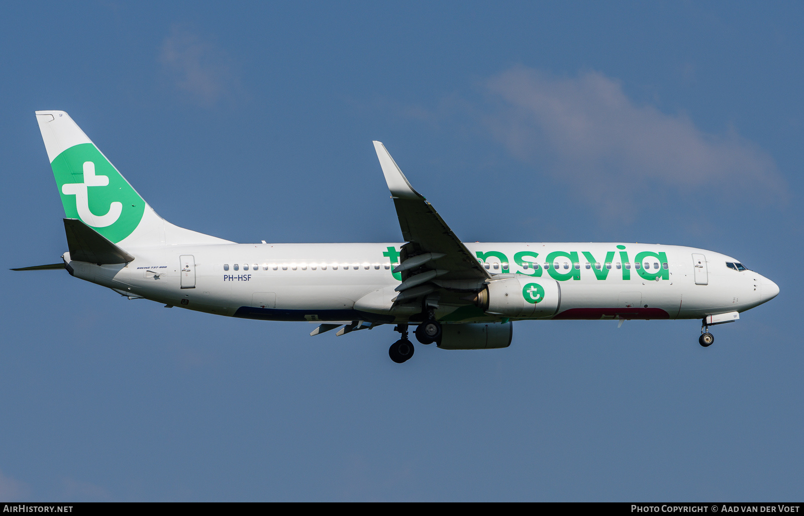 Aircraft Photo of PH-HSF | Boeing 737-8K2 | Transavia | AirHistory.net #160941