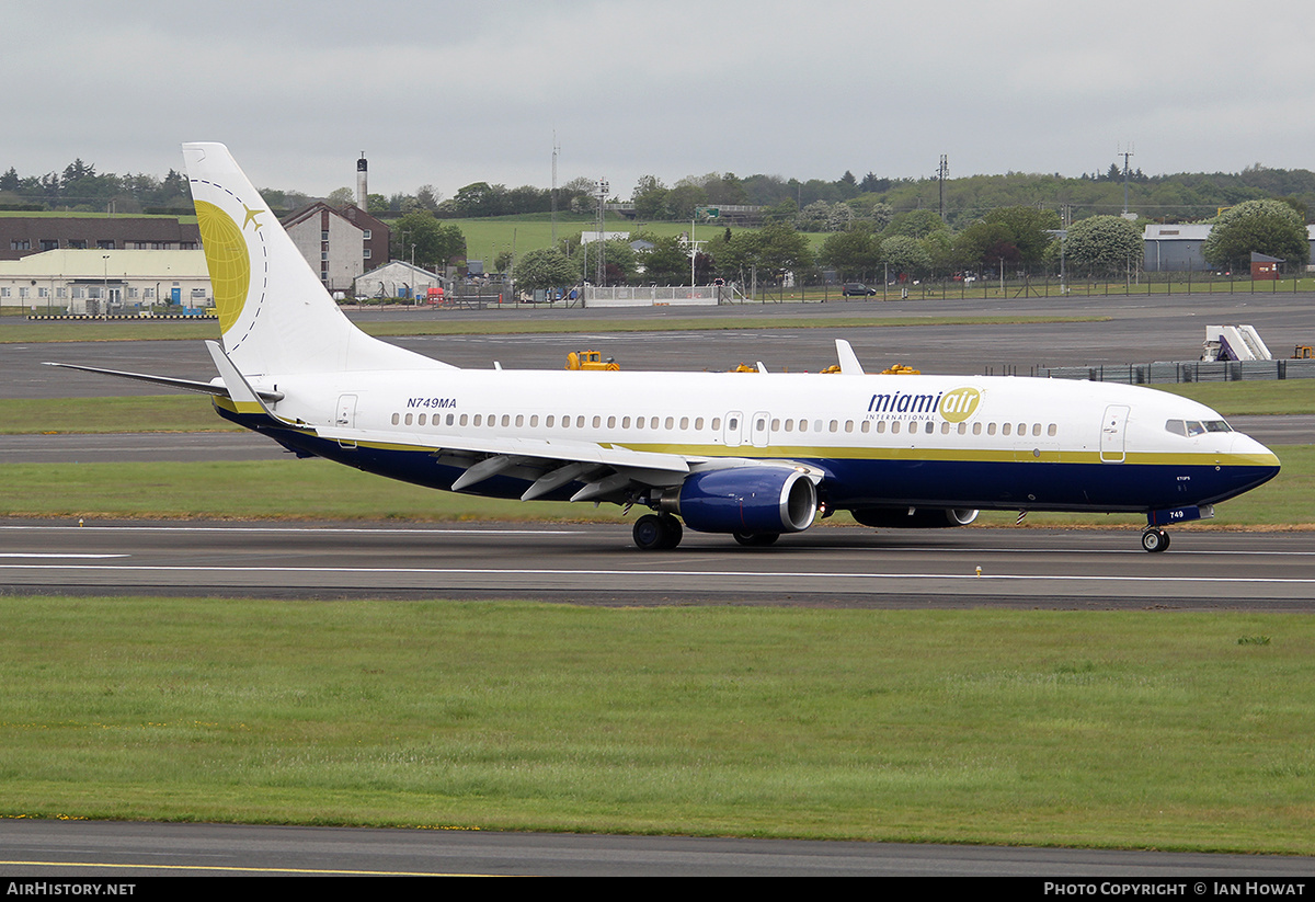 Aircraft Photo of N749MA | Boeing 737-8HX | Miami Air International | AirHistory.net #160967