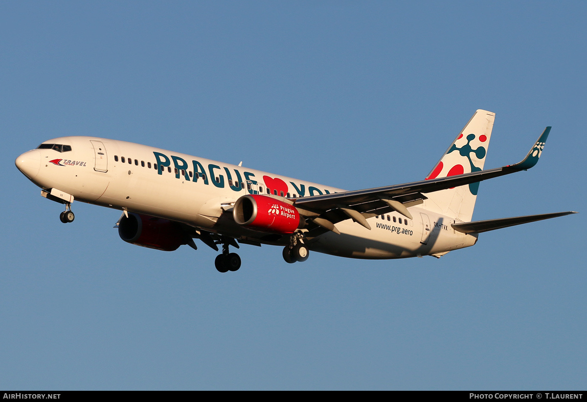 Aircraft Photo of OK-TVX | Boeing 737-8Z9 | Travel Service | AirHistory.net #160986