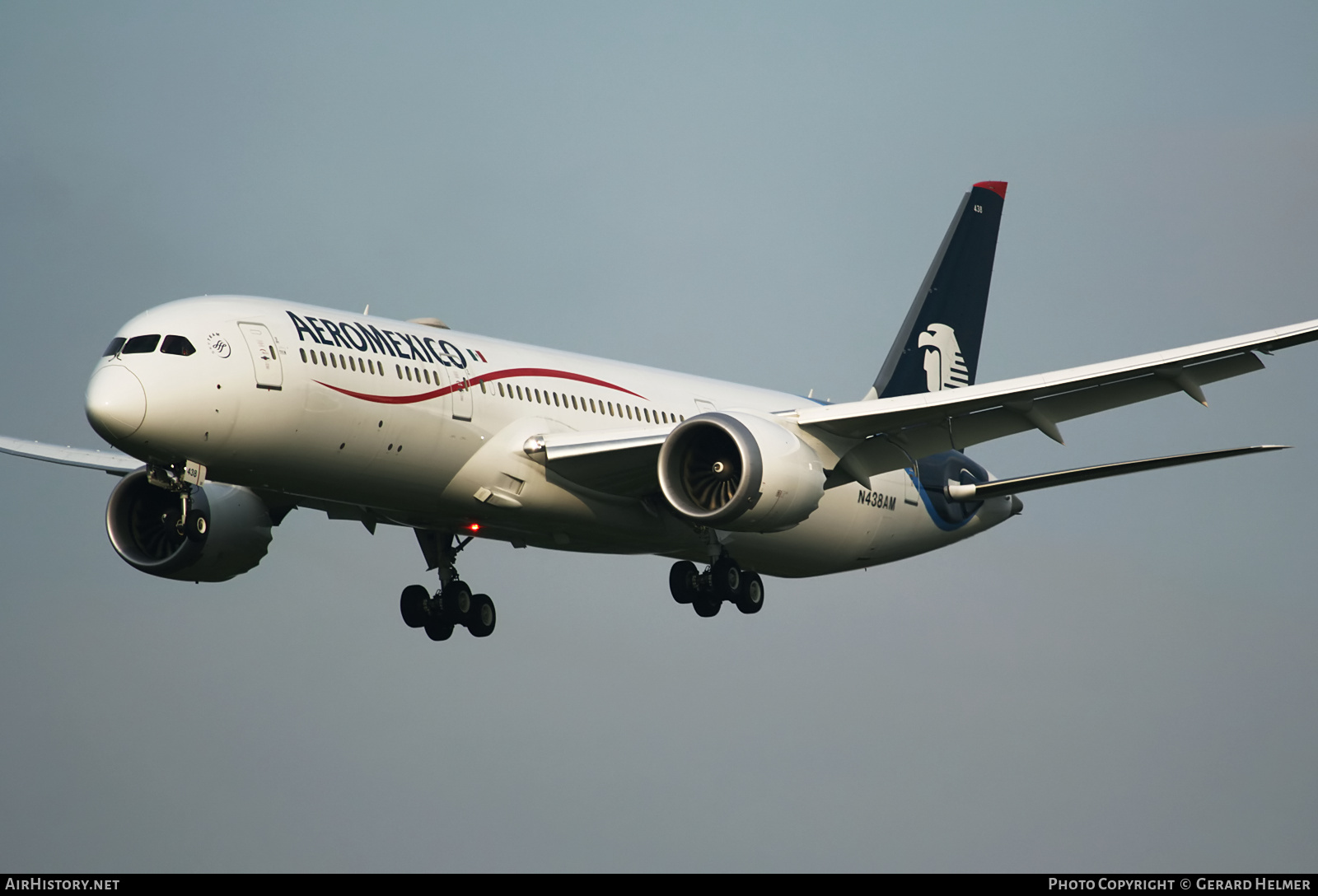 Aircraft Photo of N438AM | Boeing 787-9 Dreamliner | AeroMéxico | AirHistory.net #160995