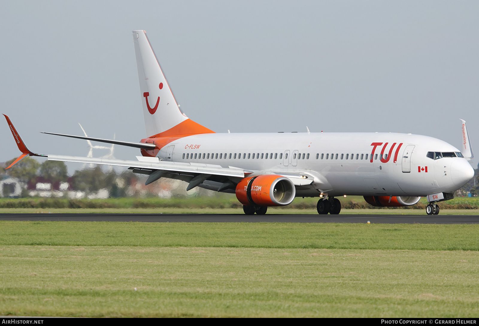 Aircraft Photo of C-FLSW | Boeing 737-8HX | TUI | AirHistory.net #161012