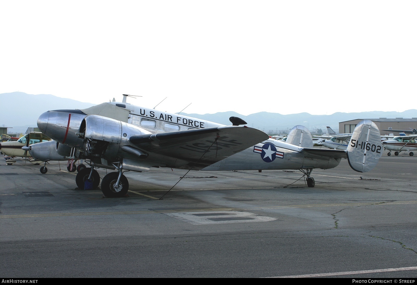 Aircraft Photo of N2833G / 51-11602 | Beech C-45H Expeditor | USA - Air Force | AirHistory.net #161026