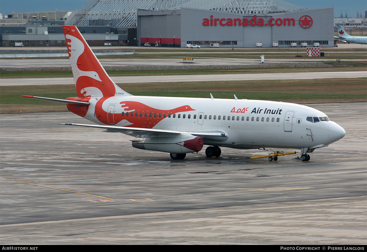 Aircraft Photo of C-GAIG | Boeing 737-2S2C/Adv | Air Inuit | AirHistory.net #161030