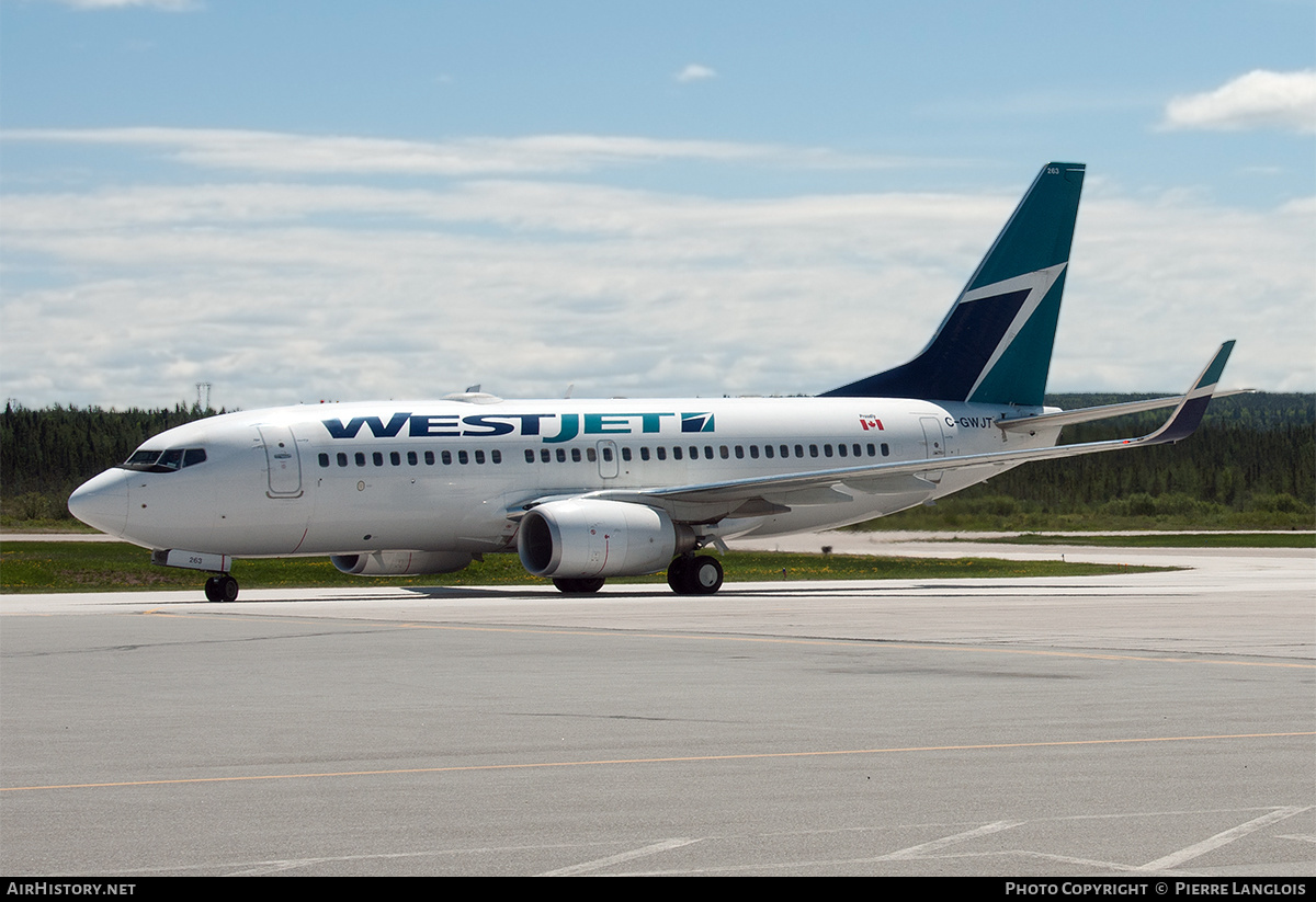 Aircraft Photo of C-GWJT | Boeing 737-7CT | WestJet | AirHistory.net #161044