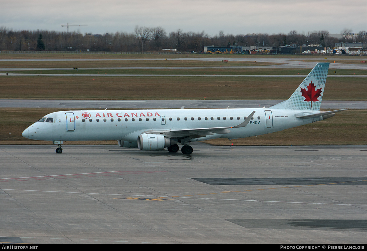 Aircraft Photo of C-FHKA | Embraer 190AR (ERJ-190-100IGW) | Air Canada | AirHistory.net #161046