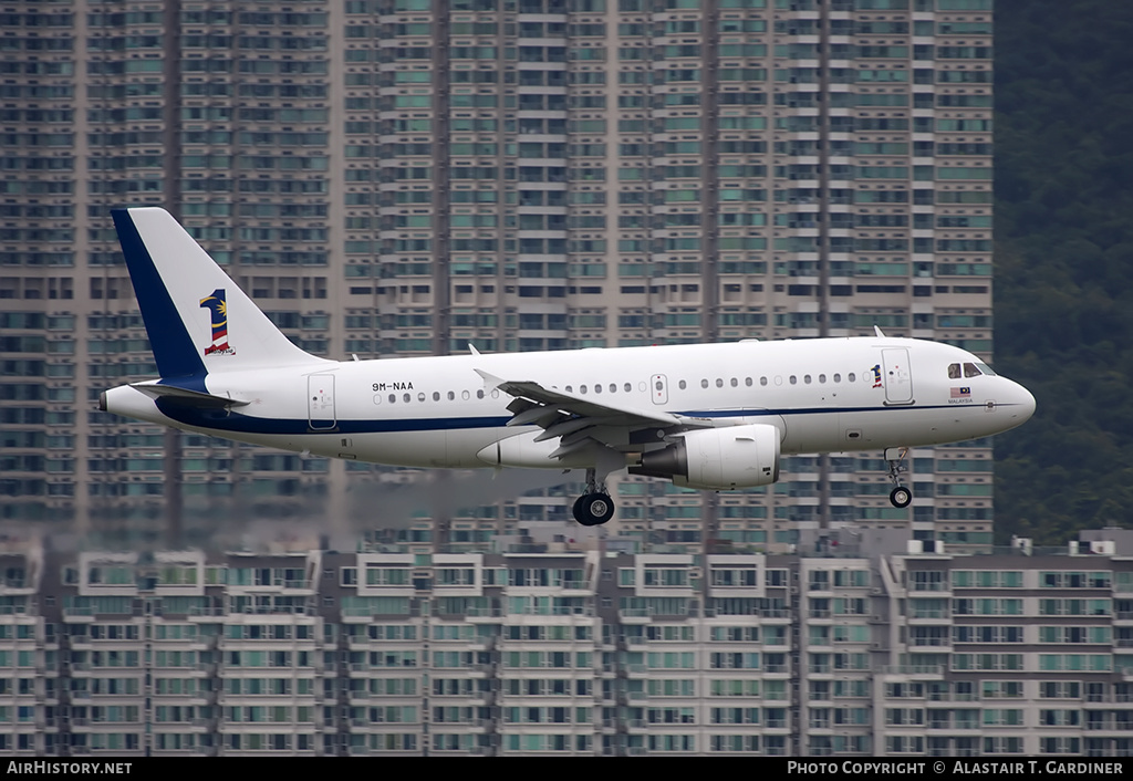 Aircraft Photo of 9M-NAA | Airbus ACJ319 (A319-115/CJ) | Malaysia Government | AirHistory.net