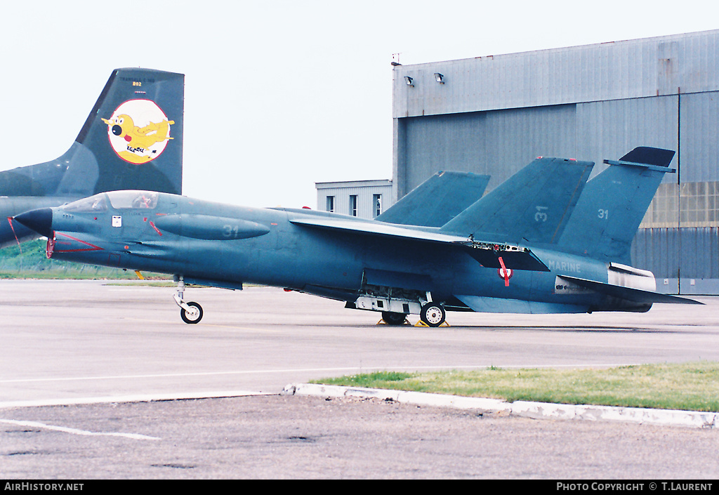 Aircraft Photo of 31 | Vought F-8P Crusader | France - Navy | AirHistory.net #161093