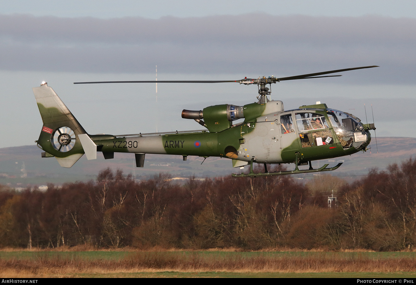 Aircraft Photo of XZ290 | Aerospatiale SA-341B Gazelle AH1 | UK - Army | AirHistory.net #161121