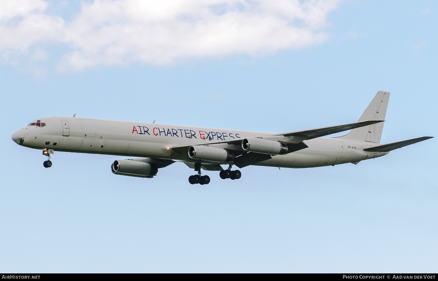 Aircraft Photo of 9G-AXA | McDonnell Douglas DC-8-63(F) | Air Charter Express | AirHistory.net #161141