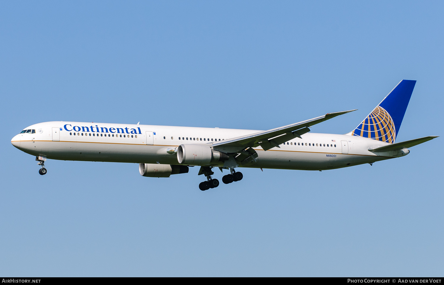 Aircraft Photo of N66051 | Boeing 767-424/ER | Continental Airlines | AirHistory.net #161142