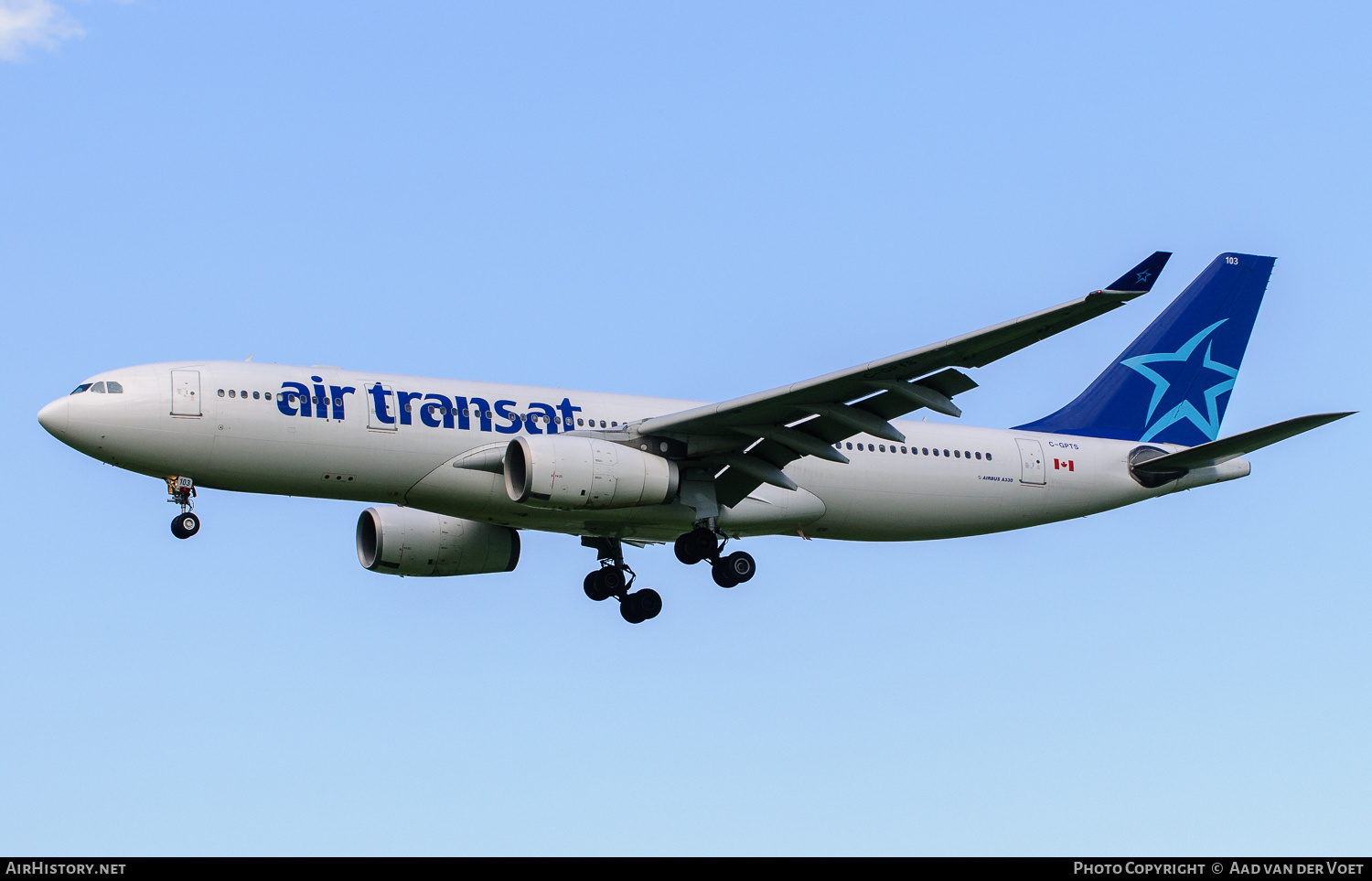 Aircraft Photo of C-GPTS | Airbus A330-243 | Air Transat | AirHistory.net #161149