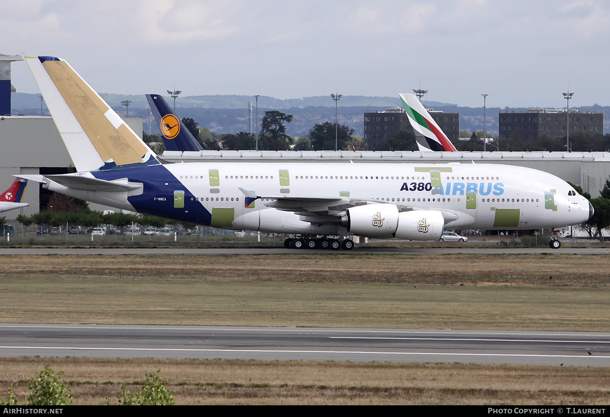 Aircraft Photo of F-WWEA | Airbus A380-861 | Emirates | AirHistory.net #161152