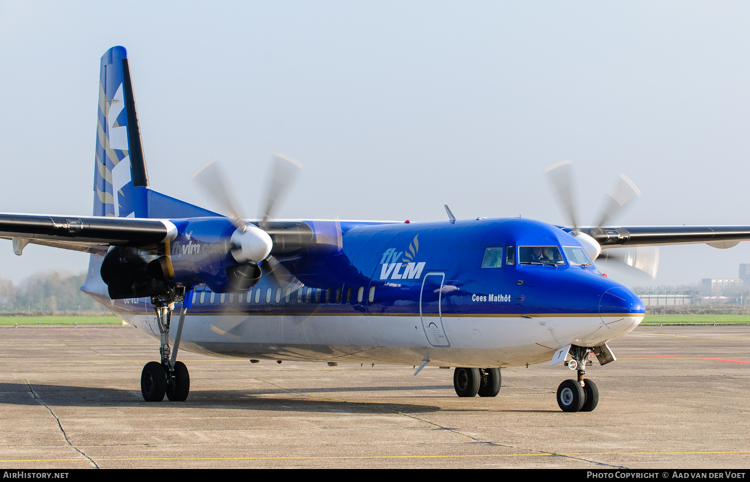 Aircraft Photo of OO-VLT | Fokker 50 | VLM Airlines | AirHistory.net #161168