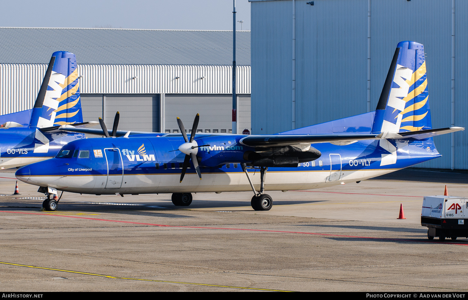 Aircraft Photo of OO-VLY | Fokker 50 | VLM Airlines | AirHistory.net #161174