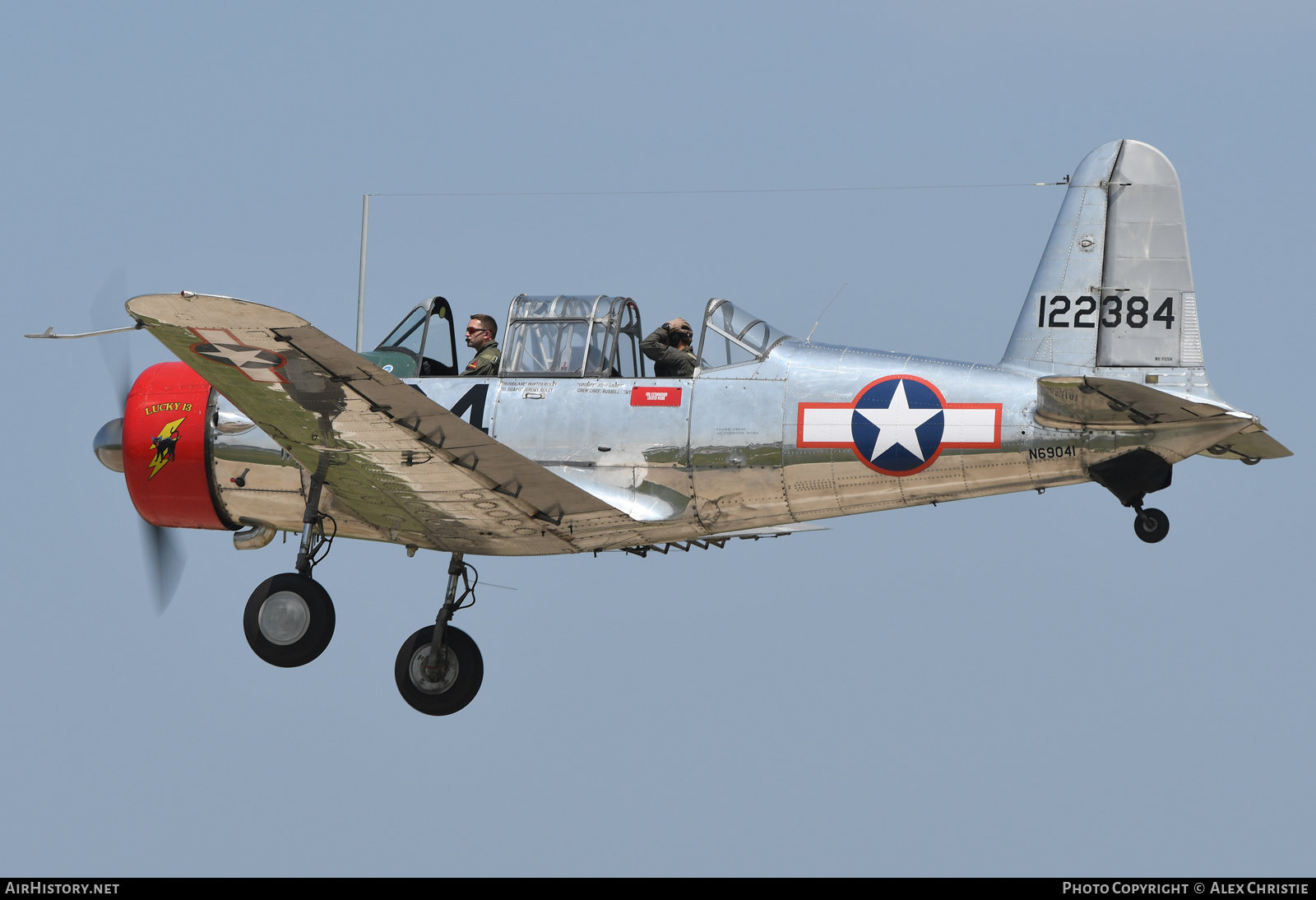 Aircraft Photo of N69041 / 122384 | Vultee BT-13A Valiant | USA - Air Force | AirHistory.net #161182