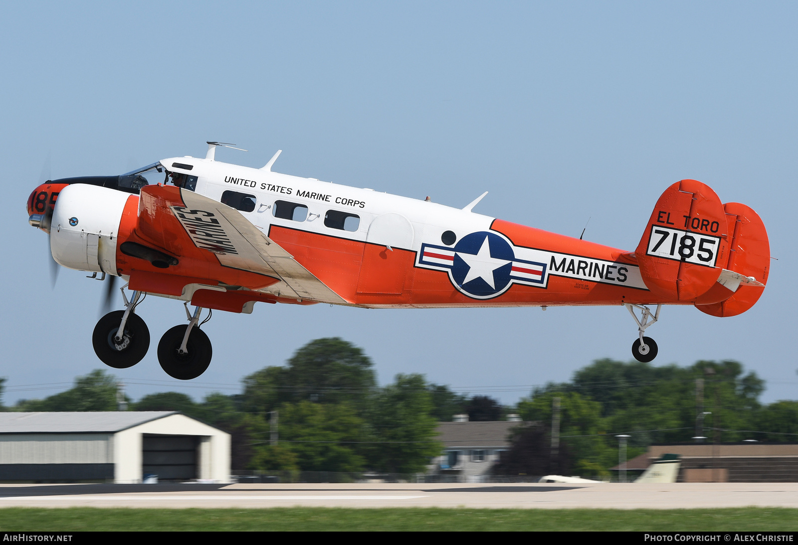 Aircraft Photo of N7185 / 7185 | Beech Expeditor 3NM | USA - Marines | AirHistory.net #161216