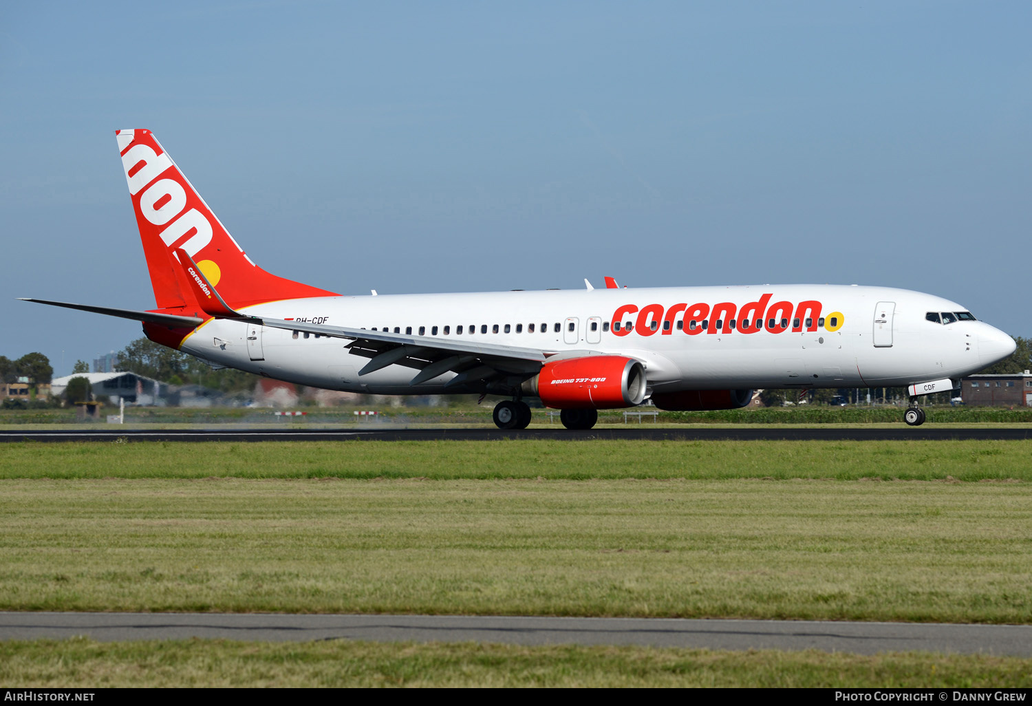 Aircraft Photo of PH-CDF | Boeing 737-804 | Corendon Dutch Airlines | AirHistory.net #161250