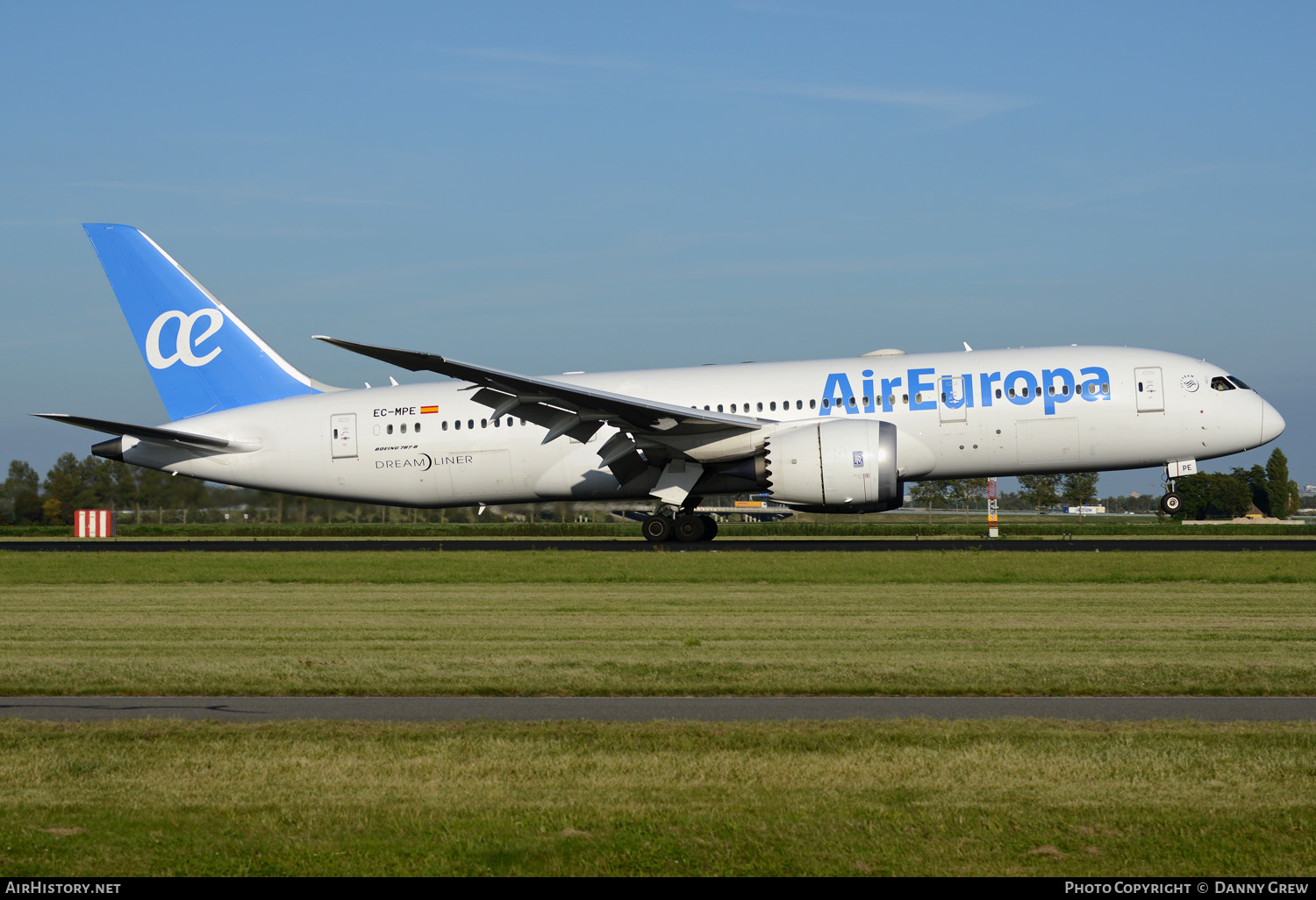 Aircraft Photo of EC-MPE | Boeing 787-8 Dreamliner | Air Europa | AirHistory.net #161259