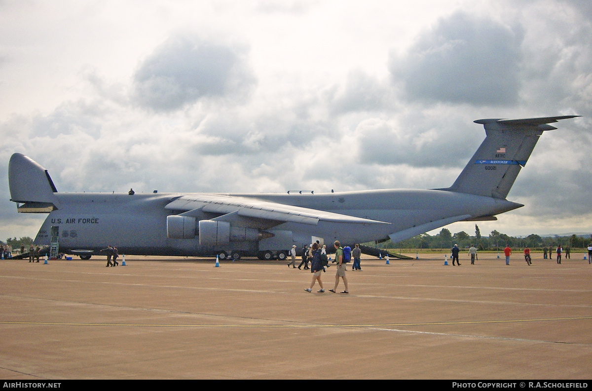 Aircraft Photo of 86-0021 / 60021 | Lockheed C-5B Galaxy (L-500) | USA - Air Force | AirHistory.net #161282