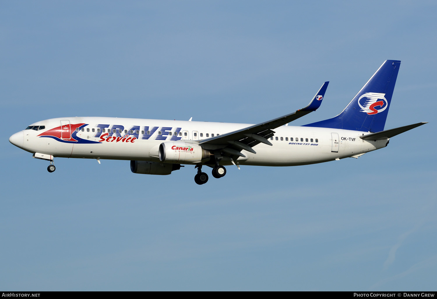 Aircraft Photo of OK-TVF | Boeing 737-8FH | Travel Service | AirHistory.net #161286