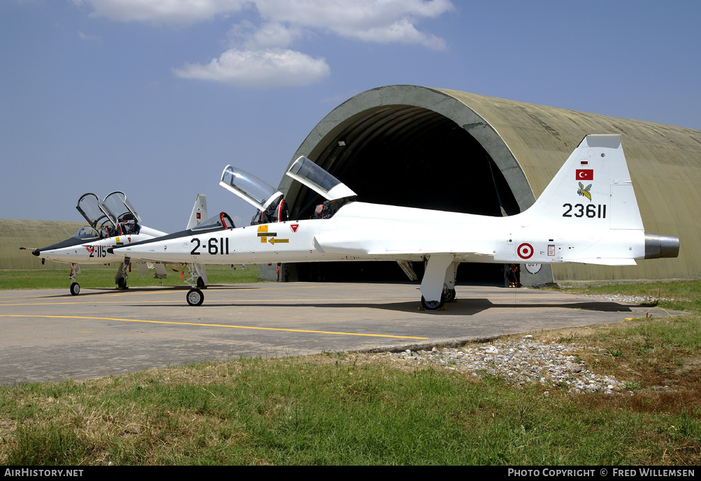 Aircraft Photo of 62-3611 | Northrop T-38A Talon | Turkey - Air Force | AirHistory.net #161292