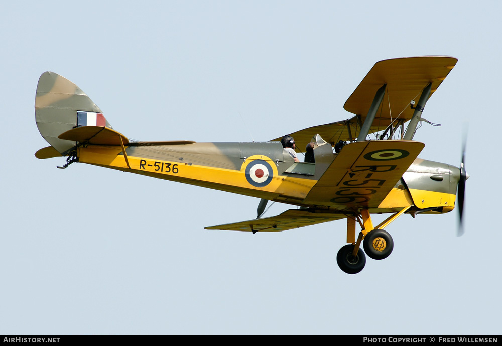 Aircraft Photo of G-APAP | De Havilland D.H. 82A Tiger Moth II | UK - Air Force | AirHistory.net #161305