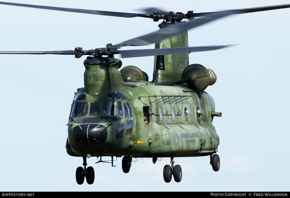 Aircraft Photo of D-102 | Boeing CH-47D Chinook (414) | Netherlands - Air Force | AirHistory.net #161319