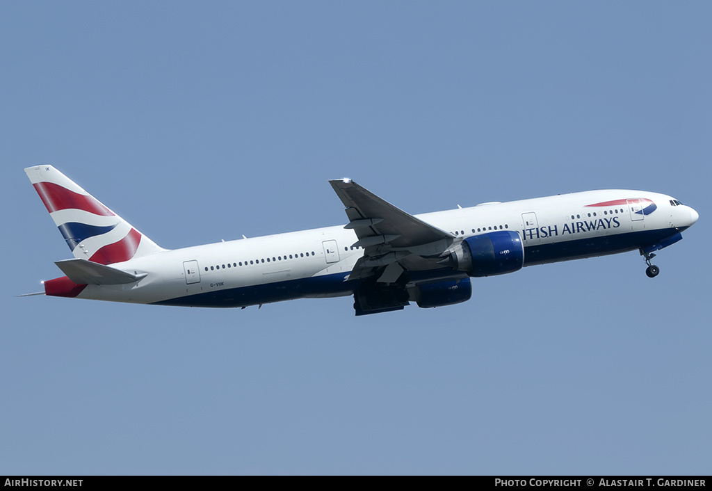 Aircraft Photo of G-VIIK | Boeing 777-236/ER | British Airways | AirHistory.net #161326